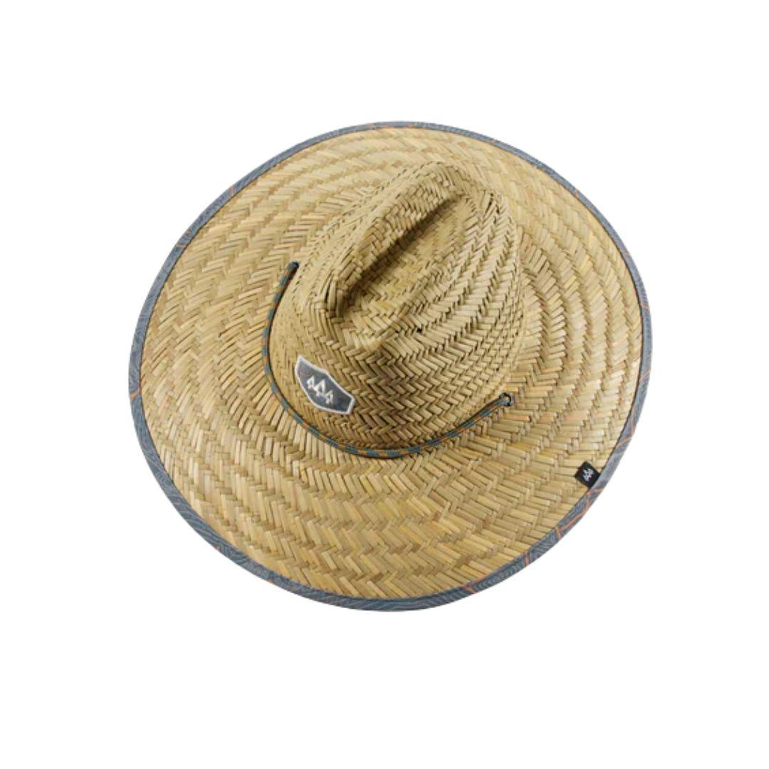 Hemlock Kids 3-6 Signature Lifeguard Straw Hat - Nomad Blue